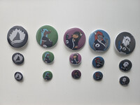 Vol 1. Buttons Now for Sale on Etsy!!!!