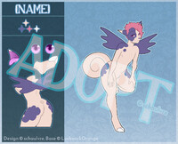 Pokédex Adopt - #036: Femboy Clefable/Gengar Mix (CLOSED)