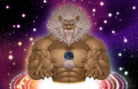 Great god father Lion of protection