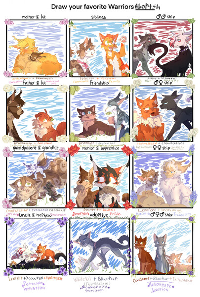 Draw your favorite Warriors by Abortsh -- Fur Affinity [dot] net