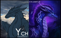 Dragon portrait YCH (CLOSED)