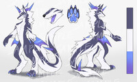 Wolf dragon design adopt! (SOLD)