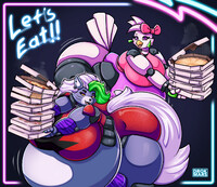 Supersize Roxanne and Chica