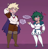bnha:BKDK Swan Princess