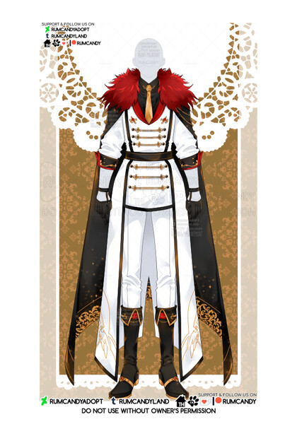 closed] Moon King Outfit Adopt | Auction by Black-Quose on DeviantArt | King  outfit, Drawing anime clothes, Digital artist