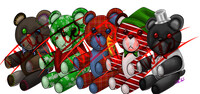 Old Xmas Teddy adopts batch 1