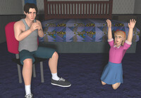 My little sister, isn't she crazy?