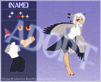 Adopt #721: Female Secretary Bird (CLOSED)