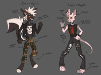 Punk duo!!! (Furry ocs)