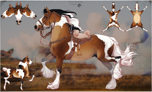 chimeric paint horse