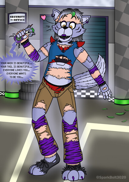 (COM) You're The Best - FNAF Roxanne Wolf TF TG by SparkBolt3020 -- Fur ...