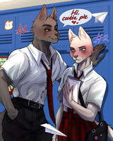 SCHOOL FLIRT ych auction