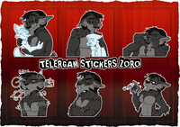 [ COMMISSION ] -  Zoro Stickers