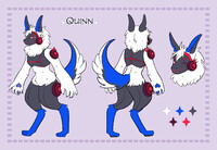 Quinn Protogen Character Sheet - Commission