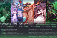 Linear commission | 1/3 slots open