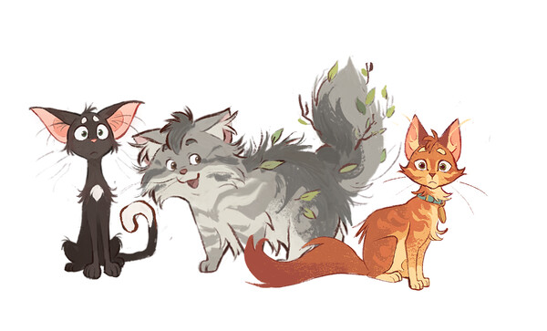 Old Warrior Cats Characters by Woofstep -- Fur Affinity [dot] net