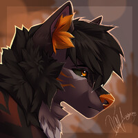 Fire wolf by LunnaHowell -- Fur Affinity [dot] net