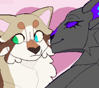 [Animated pixel icon #13] Lovely couple of cats