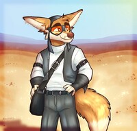 In a desert