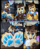Latte Mau fursuit partial