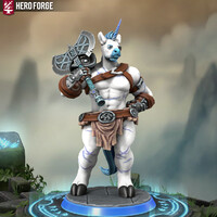 Inorog the Barbarian (HeroForge)