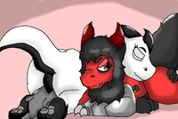 cute loving snuggles