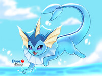 Loving Vaporeon!