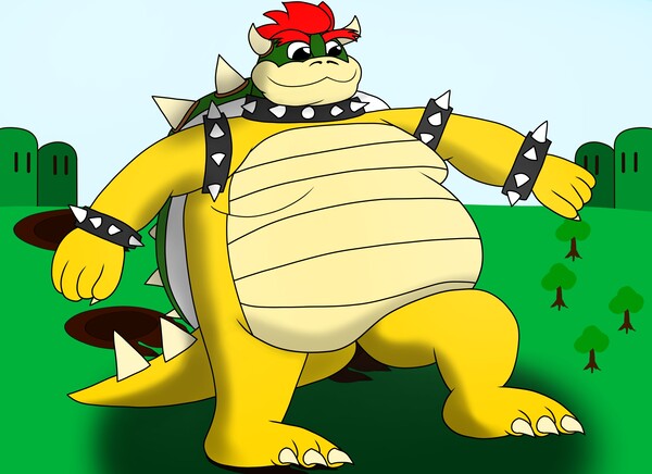 Bowser & Bowser Jr. - Patreon Voted Pic by Starrffax -- Fur Affinity [dot]  net