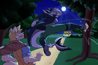 Blondie's and Sharon's Battle