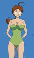 Delia Ketchum's swimsuit