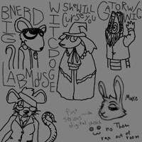 More Doodles from chatting 