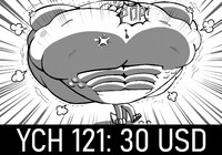 YCH 121: Muscle Inflation Suit 2