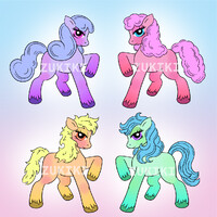 4 Ponies Adoptables!