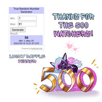 Raffle result!