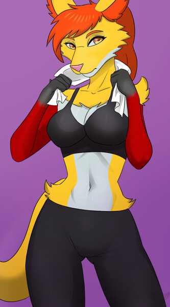 Gym Outfit By Deanwolfwood Fur Affinity Dot Net 