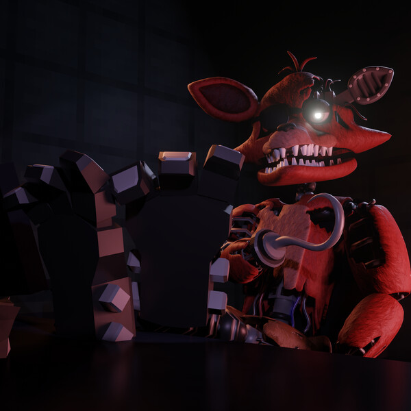 Withered Foxy SFW by SourceFNAF -- Fur Affinity [dot] net