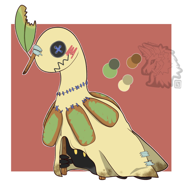 Glamrock Eevee / Pokémon x FNAF 9 fusion adopt by Shiningpokey -- Fur  Affinity [dot] net