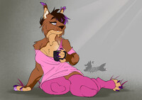Flat color commission for Gwen