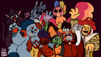 Welcome Home Halloween Group Picture