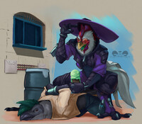 [Commission] Wants to make his target feel better.