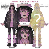 OPEN JELLYFISH GIRL ADOPTABLE SET PRICE $85