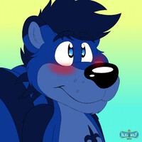 Just something for NeonWolf 7 to see. 2 by VeganBlackWolfBlue -- Fur  Affinity [dot] net