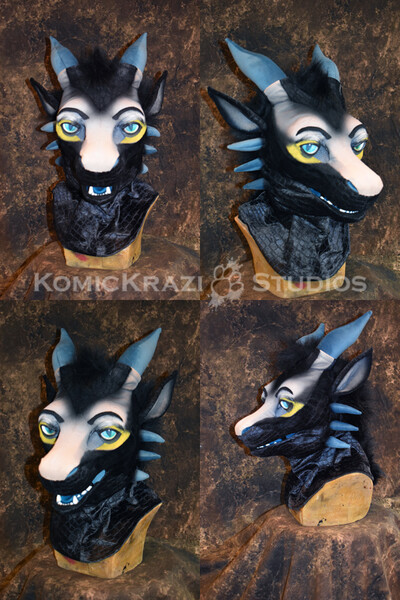 【貴重】MASCHERA DRAGONHEADS DRAGONTAILS Toothless Dragon Viking Mask for Children Dressing up