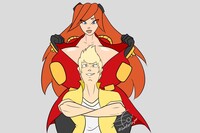 Iva and Dante as Humans