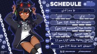UPDATED STREAM SCHEDULE WITH 3D DEBUT