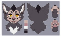 Lykoi (were-cat) fursuit design for OmnidadCreation