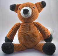 Crocheted fox