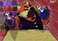 Red Panda Potion Merchant