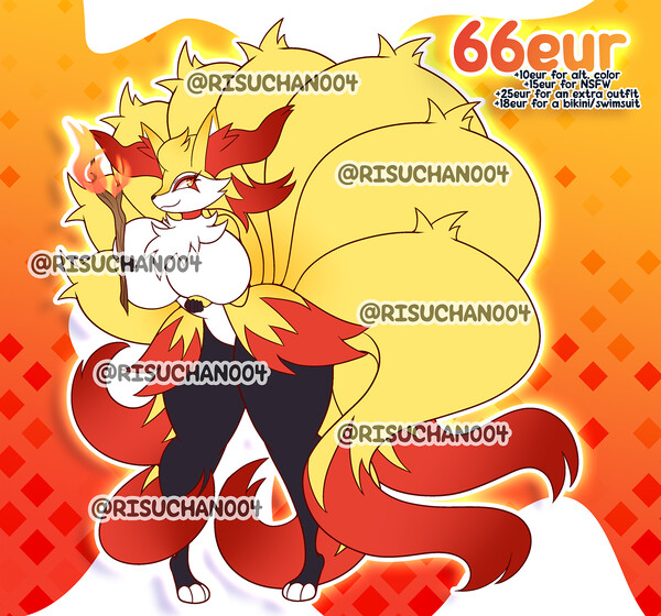 closed !! Ninetales x Arceus Fusion Adopt by 64raptors -- Fur Affinity  [dot] net