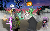 YCH Halloween Trick or treat - SFW (open)